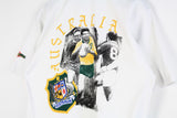 Vintage Australia Rugby Team Umbro Rugby Shirt Large
