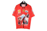 Vintage Ferrari Michael Schumacher Jersey T-Shirt Large