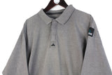 Vintage Adidas Equipment Long Sleeve Polo T-Shirt Large