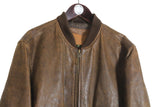 Vintage Timberland Leather Jacket Medium