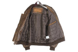 Vintage Timberland Leather Jacket Medium