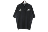 Vintage New Zealand All Blacks Adidas Polo T-Shirt XXLarge