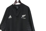 Vintage New Zealand All Blacks Adidas Polo T-Shirt XXLarge