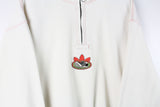 Vintage Adidas Hoodie 1/4 Zip Medium / Large