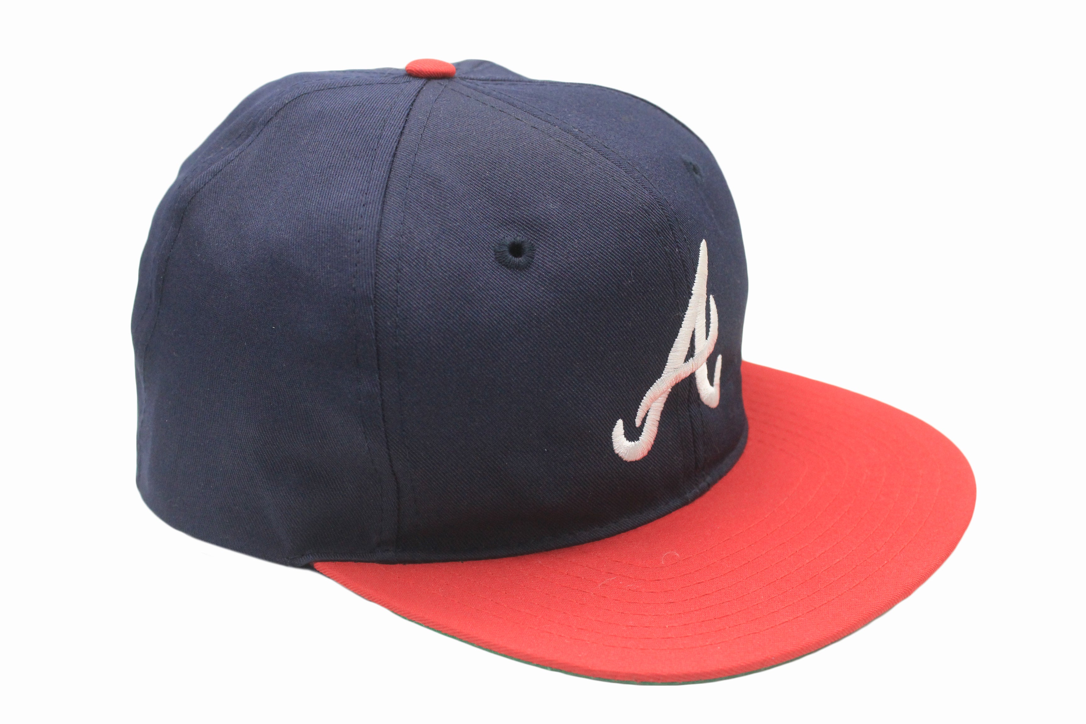 Vintage Atlanta Braves Baseball Cap New Era MLB Atlanta Braves Vintage Rope Trucker Hat – DTLR main image 2