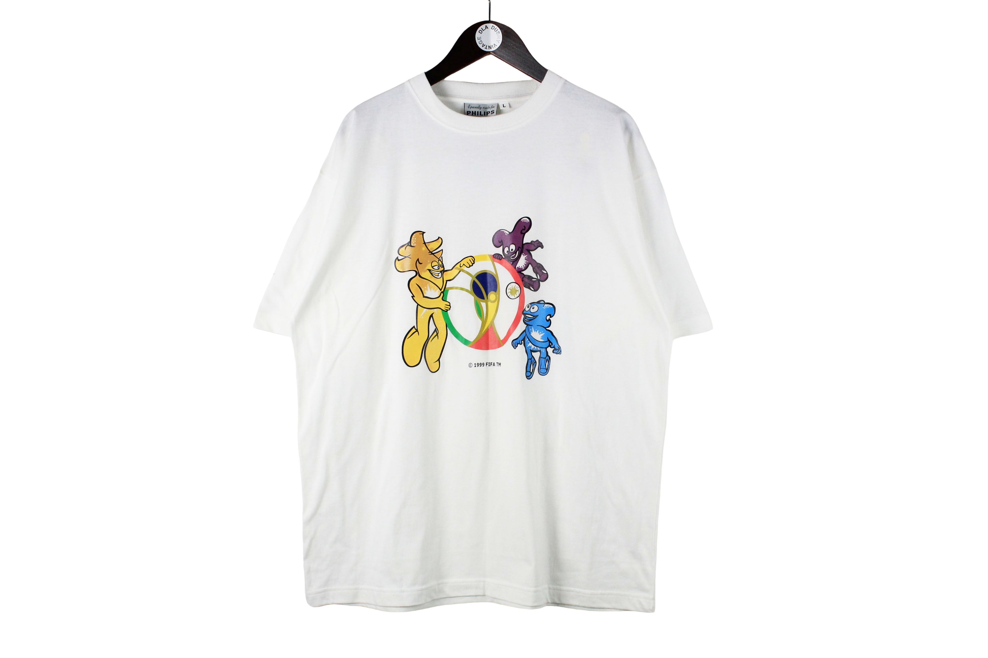 Vintage World Cup 2002 Korea Japan T-Shirt Large / XLarge – dla dushy