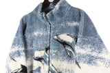 Vintage Dolphins Fleece Full Zip Women's Medium
