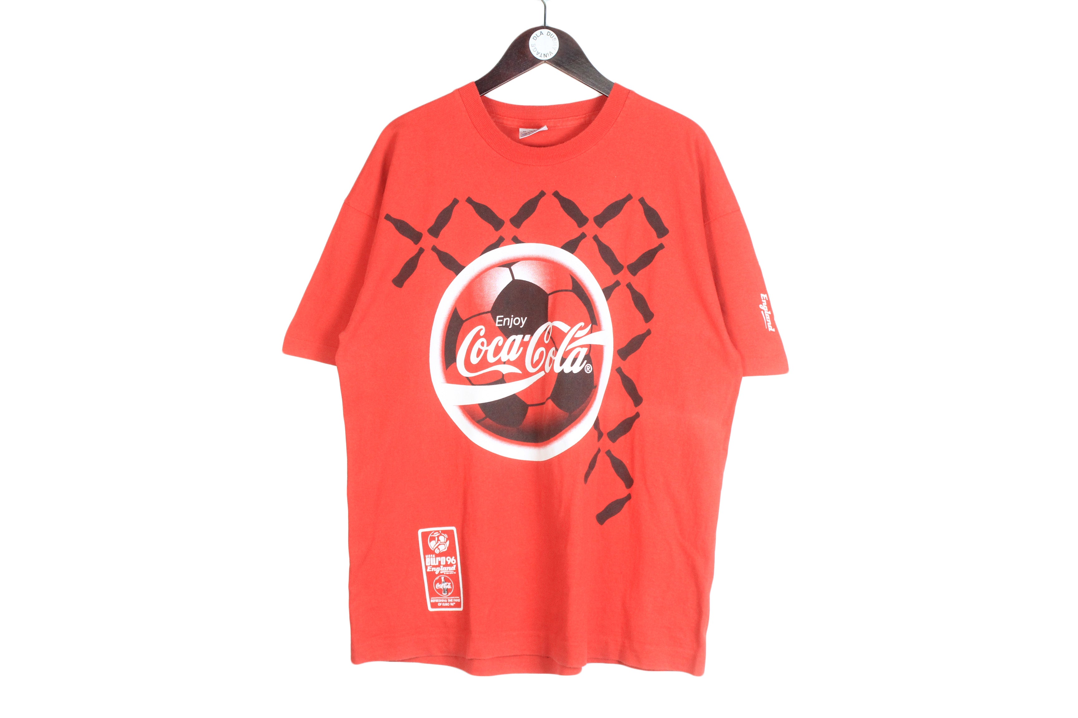 Vintage Coca-Cola 1996 EURO T-Shirt XLarge – dla dushy