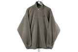 Vintage Adidas Fleece 1/4 Zip Medium / Large