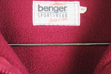 Vintage Benger Fleece Half Zip Large