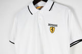 Vintage Ferrari Polo T-Shirt Medium