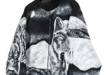 Vintage Wolf Fleece Full Zip XLarge