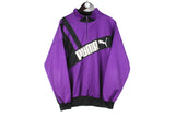 Vintage Puma Sweatshirt 1/4 Zip Large