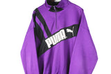 Vintage Puma Sweatshirt 1/4 Zip Large