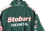 Vintage Honda Stobart Fleece Full Zip Large