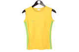 Vintage Adidas Top Small yellow 80s Brazil olympic games team sleeveless t-shirt Erima