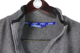 Vintage Asics Fleece 1/4 Zip XLarge