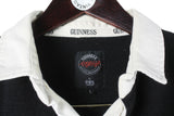 Vintage Guinness Fleece Rugby Shirt Medium