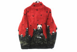 Vintage Panda Fleece Full Zip Women's Large