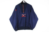 Vintage Mizuno Sweatshirt Half Zip Medium