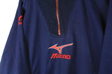 Vintage Mizuno Sweatshirt Half Zip Medium