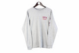 Vintage Adidas USA Long Sleeve T-Shirt Medium