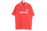 Vintage England Team Umbro Polo T-Shirt XLarge