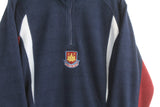 Vintage West Ham United Fleece 1/4 Zip Medium