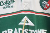 Vintage Leicester Tigers Cotton Traders Rugby Jersey Polo T-Shirt Small