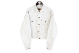 Vintage Levi's Denim Jacket Women's Large Oversized Cropped Length