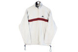 Vintage Adidas Fleece 1/4 Zip Women's Medium