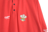 Vintage Wales Rugby Cotton Traders Polo T-Shirt XXLarge
