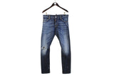 Dsquared2 Jeans 48 made in Italy blue authentic streetwear denim pants
