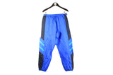 Vintage Puma Track Pats Large blue port style 90s retro hip hop trousers