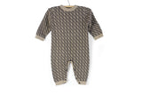 Fendi Kids Romper monogram authentic wool suit coveralls