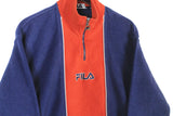 Vintage Fila Fleece 1/4 Zip Small