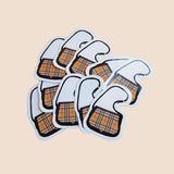 burberrys bag laptop sticker