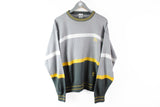 Vintage Puma x Opel Sweater Medium gray 90s jumper
