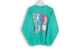 vintage los angeles champion baseball green sweatshirt