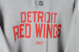 Vintage Reebok Detroit Red Wings Hoodie Large