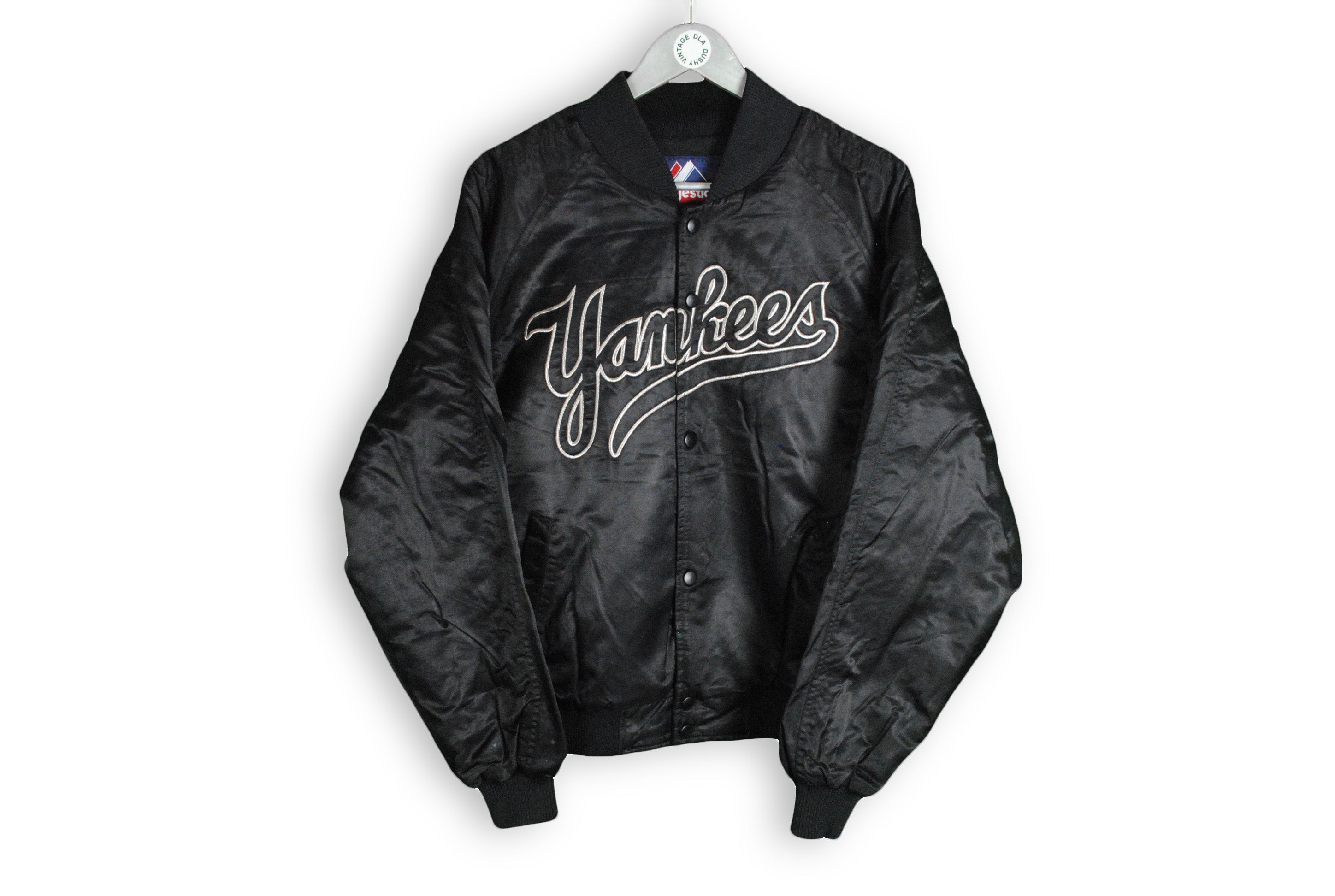 Vintage Yankees New York Majestic Bomber Jacket Large – dla dushy