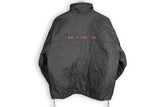 Vintage Nike Jacket Medium gray big logo autumn coat orange