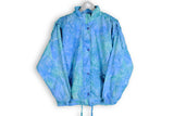 Vintage Adidas Jacket Women's XLarge blue jacket abstract pattern