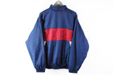 Vintage Nike Track Jacket XLarge big logo blue red retro style 90s sport windbreaker