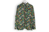 Vintage Hugo Boss Shirt Large floral pattern