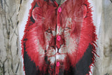 Vintage Hawaii Shirt Lion Pattern Medium