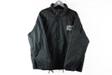 Vintage Diesel Jacket Large black coach retro style 90s Pank windbreaker