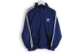 Vintage Adidas Track Jacket Large navy blue big logo