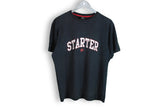 vintage starter t-shirt black big logo