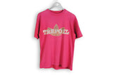 vintage trefoil adidas t-shirt red big logo